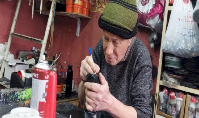 Tekirdağlı ayakkabı tamircilerinin yoğun mesaisi