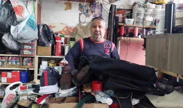 Tekirdağlı ayakkabı tamircilerinin yoğun mesaisi