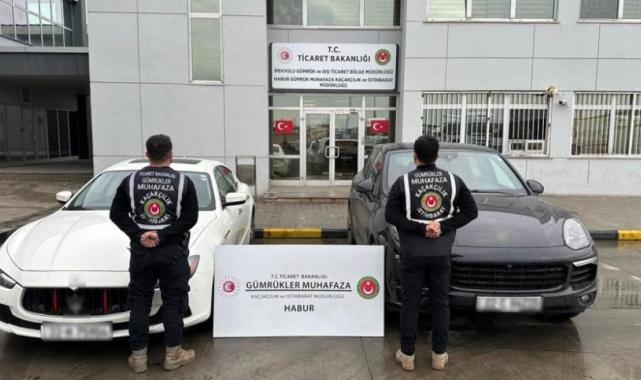 Ülkeye usulsüz sokulan 49 lüks araca el konuldu