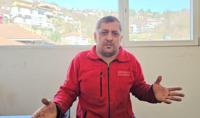 Zonguldak'ta ilginç olay: Tamire bıraktığı arabayı usta kullandı!