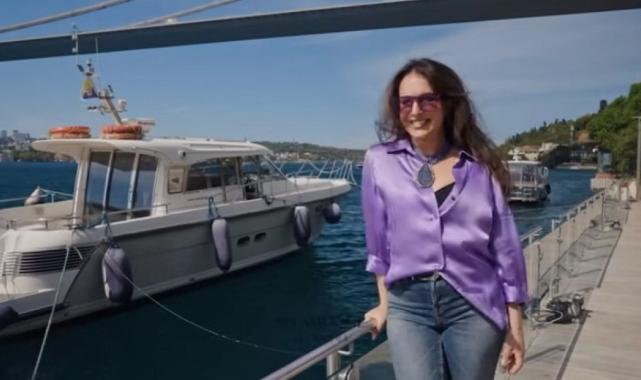 Ali Koç’un eşi Nevbahar Koç Boğaz'daki yalısını gösterdi