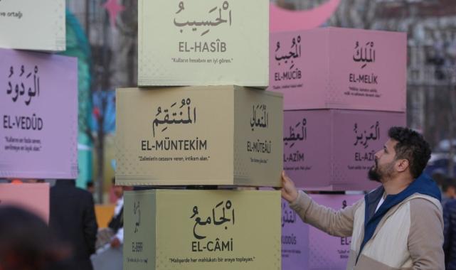 Bağcılar'da ramazan ayı boyunca sürecek etkinlikler için plato kuruldu