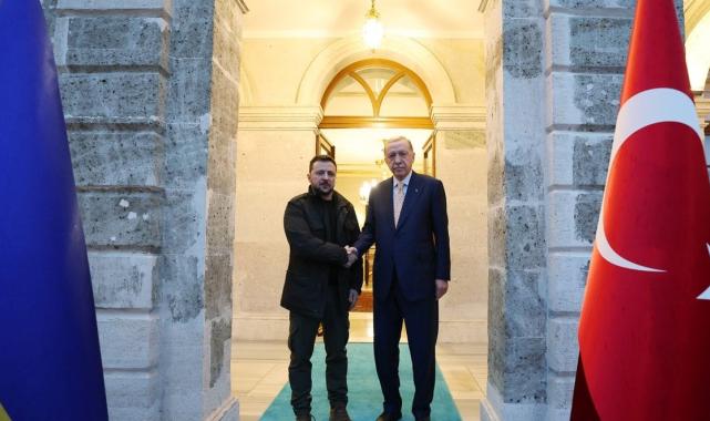 Cumhurbaşkanı Erdoğan, Zelensky ile bir araya geldi