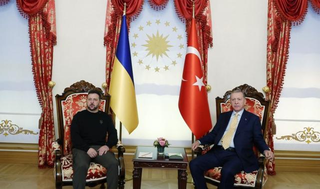 Cumhurbaşkanı Erdoğan, Zelensky ile bir araya geldi