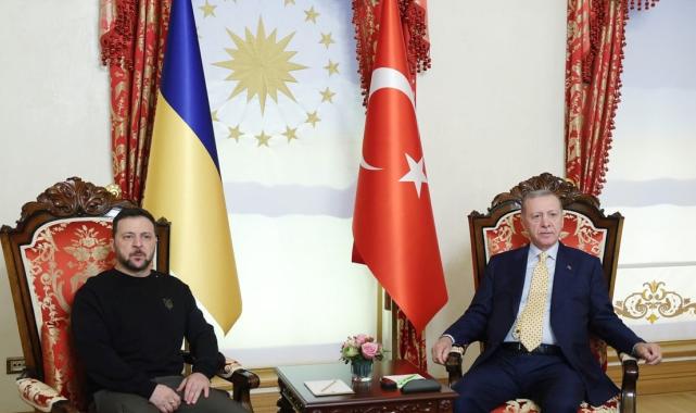 Cumhurbaşkanı Erdoğan, Zelensky ile bir araya geldi