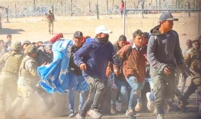 El Paso'da kaos: Göçmenler bariyerleri aşınca ABD sınırı karıştı