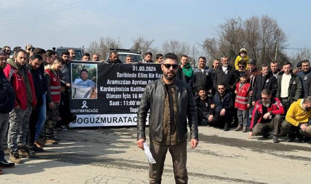 Eylem Tok'a karşı Oğuz Murat Acı'nın sevenleri 'Adalet Konvoyu' düzenledi