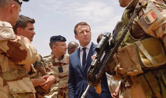 Fransız askerlerinin Ukrayna'daki muhtemel mevzilerini gösteren harita