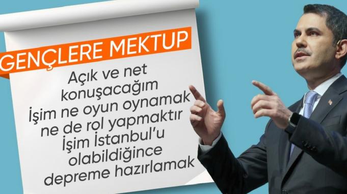 İstanbul adayı Murat Kurum'dan gençlere mektup: 'Endişesiz bir yaşam sürmeniz için çok çalıştım'