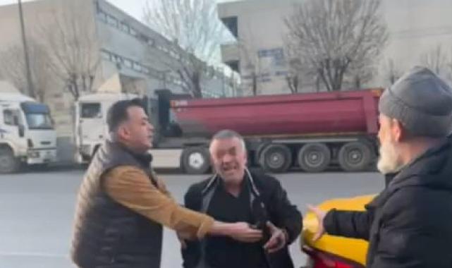 Küçükçekmece'de taksici ile kadın yolcu birbirine girdi