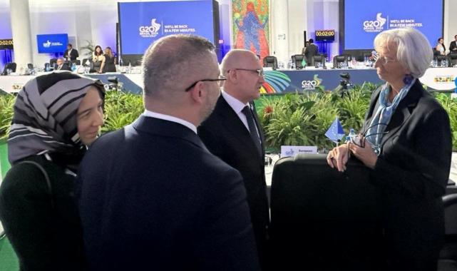 Mehmet Şimşek, G20 Bakanlar ve Merkez Bankası Başkanları toplantısında temaslar kurdu