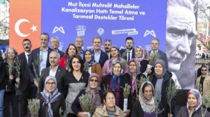 Mut, Büyükşehir ile üretiyor