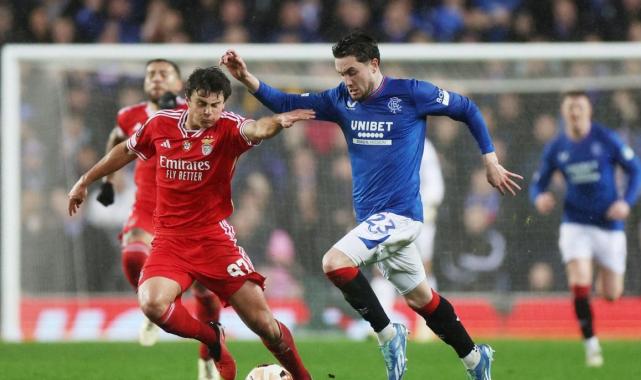 Orkun Kökçü'nün takımı Benfica, Rıdvan Yılmaz'ın oynadığı Rangers'ı eledi