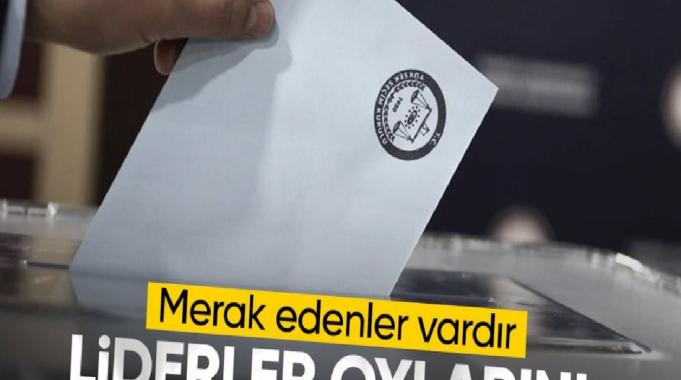 Parti liderlerinin oy kullanacağı yerler belli oldu