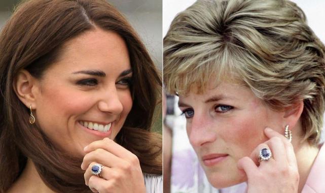 Prenses Diana'dan yadigar kalmıştı! Kate Middleton'ın yüzüğü tüyler ürpertti