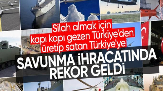 Rekorlara doymuyor! Savunma sanayiinde ihracat rekoru