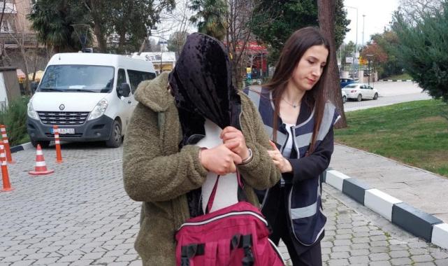 Samsun'da kadın hırsız ev sahibine yakalandı! İşte o anlar...