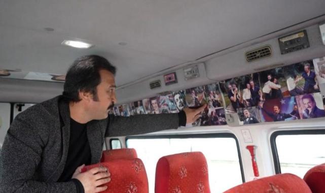 Samsun'da Orhan Gencebay’a benzeyen Müslüm'den yolcularına nostaljik yolculuk