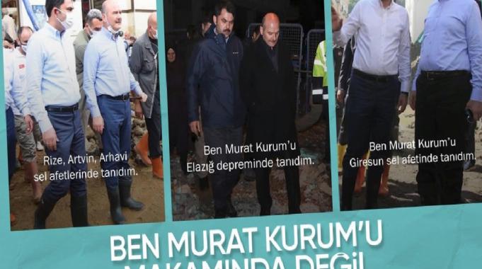 Süleyman Soylu&#039;dan Murat Kurum&#039;a destek: Ben onu millete hizmet yolunda tanıdım