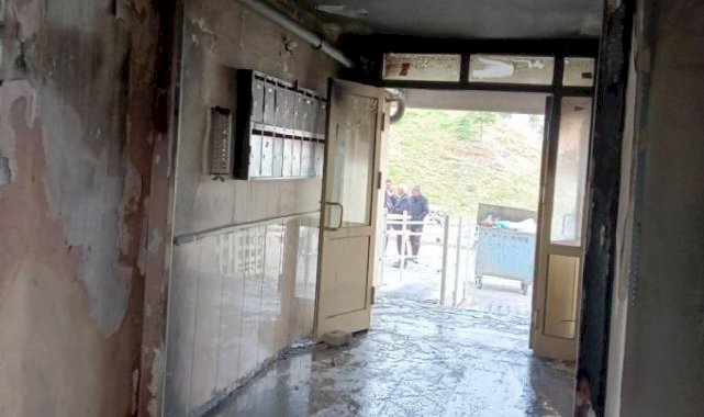 Ankara'da 50 kişilik apartman kundaklandı: Vatandaşlar vinçle çıkarıldı