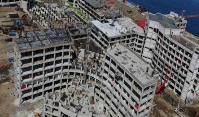 Deniz manzaralı Trabzon Şehir Hastanesi'nin kaba inşaatı bitti