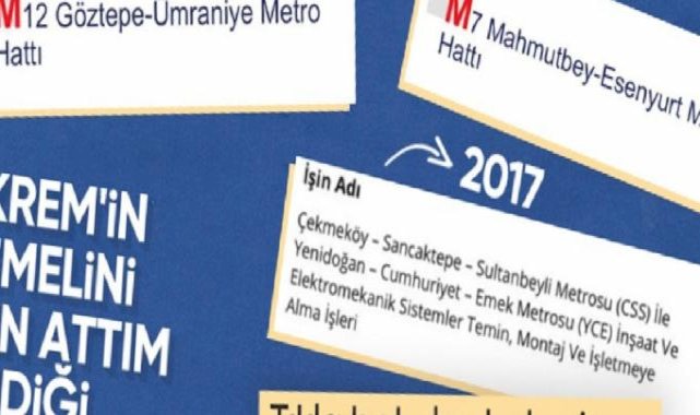 Ekrem İmamoğlu'nun metrolara temel atma yalanı