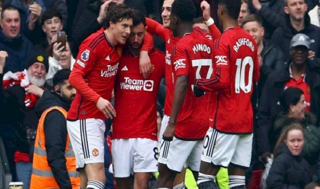 Manchester United, Everton karşısında iki golle güldü