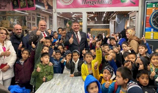 Önder Narin'e Doğu Türkistanlı çocuklardan sevgi seli