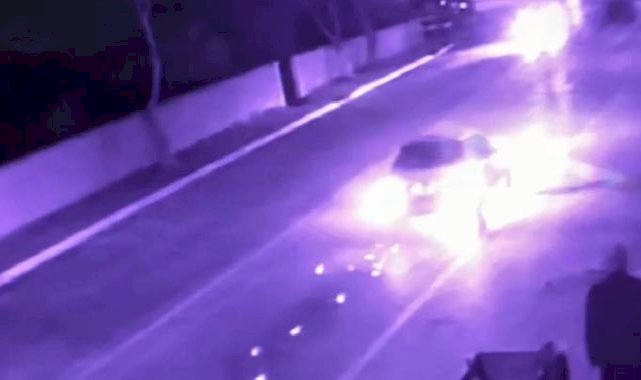 Tekirdağ'da yeni bakım yapılan otomobil seyir halindeyken alev aldı