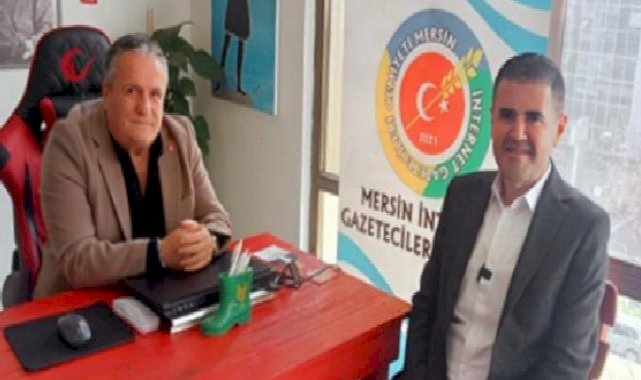 Tuncer, Mersin İnternet Gazeteciler Cemiyetini ziyaret etti