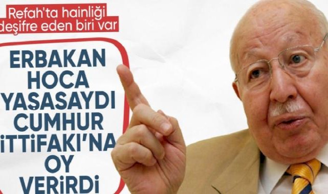 YRP'li Abdurrahman Akyüz'den Necmettin Erbakan yorumu! "Yaşasaydı Cumhur İttifakı'na devam ederdi"