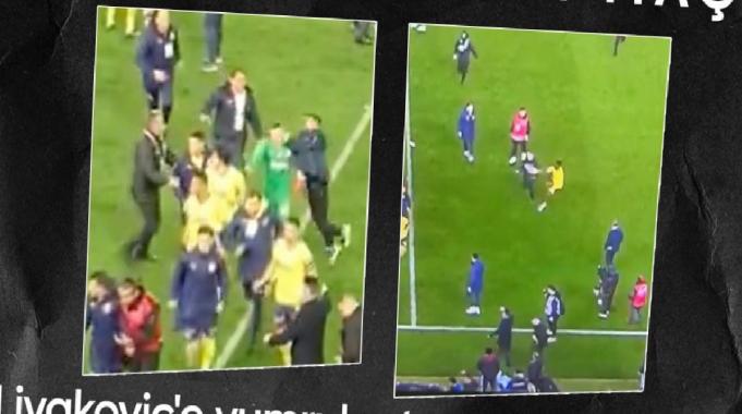 Trabzon'da olay: Livakovic'e yumruk atıldı, Batshuayi dönen tekme attı