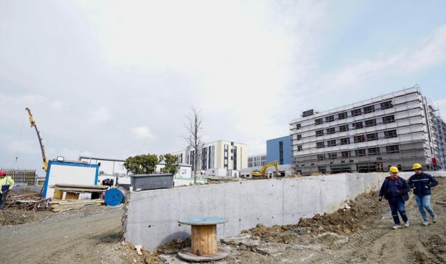 Türkiye'nin en büyük lise kampüsünün inşaatı yüzde 91 oranında tamamlandı