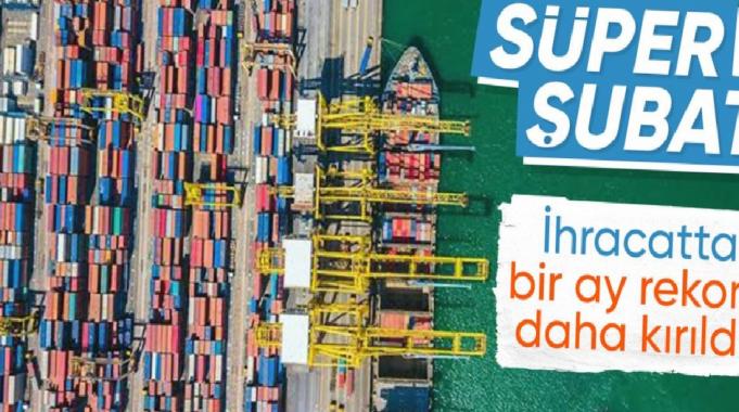 Türkiye&#039;nin Şubat 2024 ihracatı açıklandı: 21,1 milyar dolar