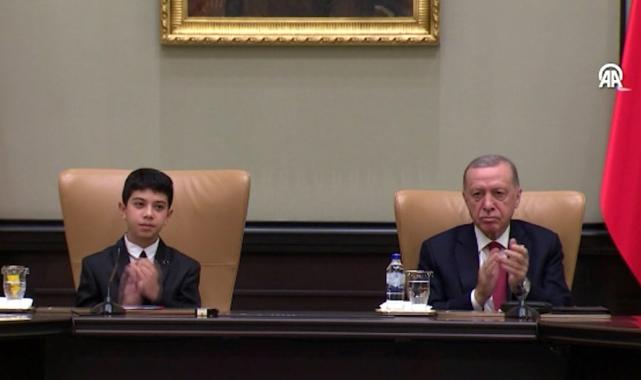 23 Nisan çocukları Cumhurbaşkanlığı Külliyesi'nde