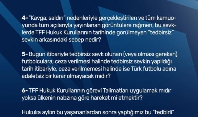 Adana Demirspor'dan TFF'ye PFDK tepkisi