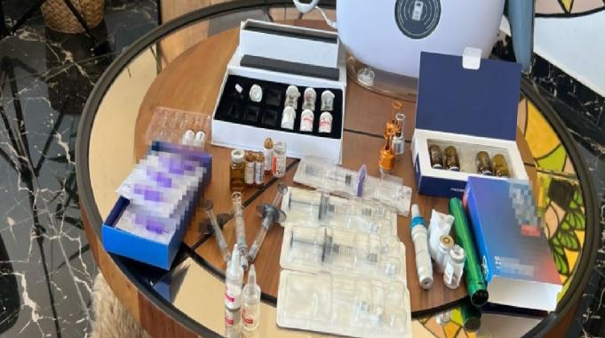 Antalya'da ruhsatsız güzellik merkezine baskın gerçekleştirildi
