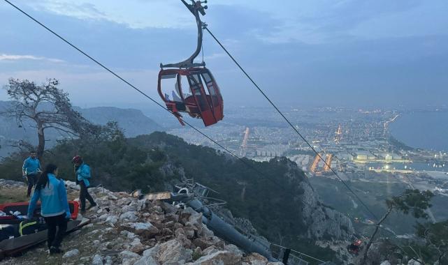 Antalya'daki teleferik kazası için soruşturma başlatıldı