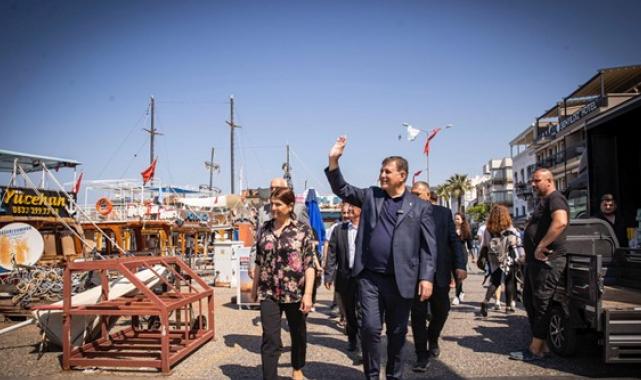 Başkan Tugay, Foça'ya ziyaret gerçekleştirdi