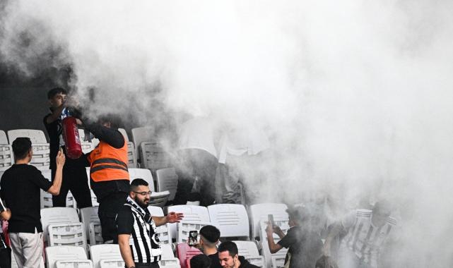 Çorum FK, Altay'ı üç golle geçti! Yangın söndürme tüpü sıktılar