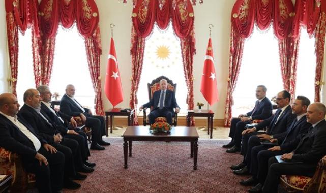 Cumhurbaşkanı Erdoğan, Hamas Siyasi Büro Başkanı Heniyye’yi kabul etti