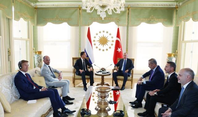 Cumhurbaşkanı Erdoğan, Rutte'yi kabul etti