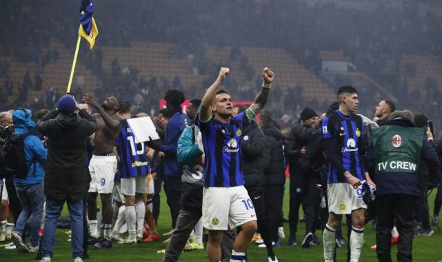 Derbide Milan'ı deviren Inter, Serie A'da şampiyonluğunu ilan etti