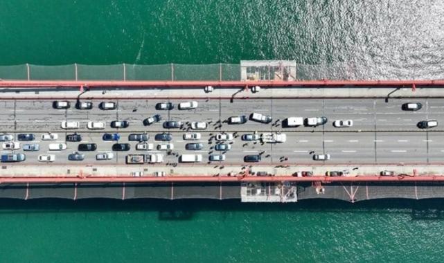 Filistin destekçileri, Golden Gate Köprüsü'nü Gazze için kapattı