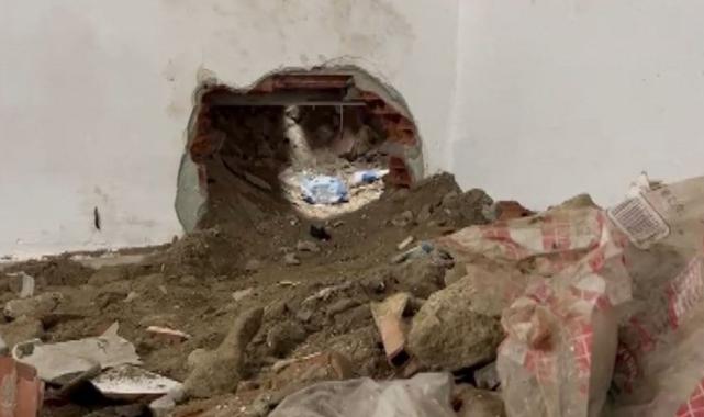 İstanbul'da duvarı delerek döviz bürosunun kasasına ulaştılar: Çalamadan kaçtılar