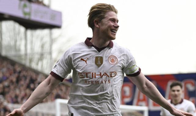 Manchester City, Crystal Palace'ı 4 golle yıktı