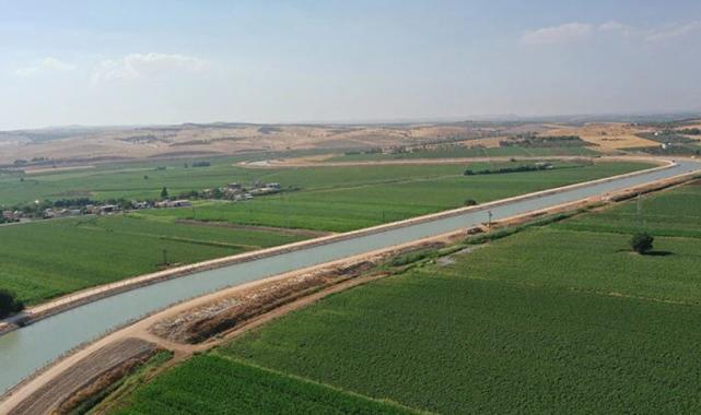 Mardin Ceylanpınar Ana Kanalı çiftçiye nefes aldırdı