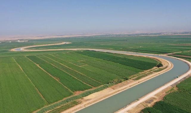 Mardin Ceylanpınar Ana Kanalı çiftçiye nefes aldırdı