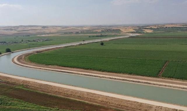 Mardin Ceylanpınar Ana Kanalı çiftçiye nefes aldırdı