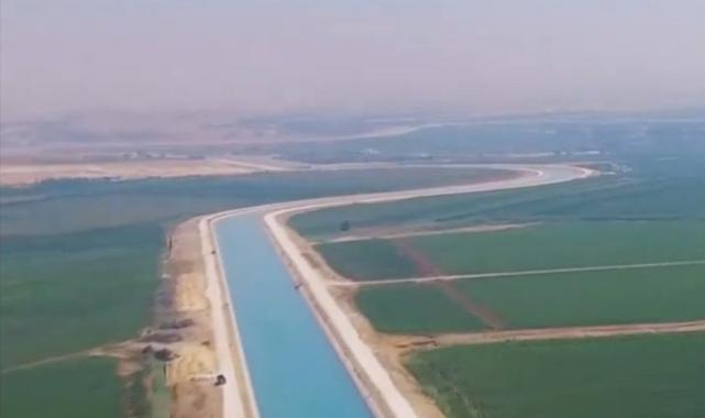 Mardin Ceylanpınar Ana Kanalı çiftçiye nefes aldırdı